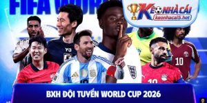 BXH đội tuyển World Cup 2026