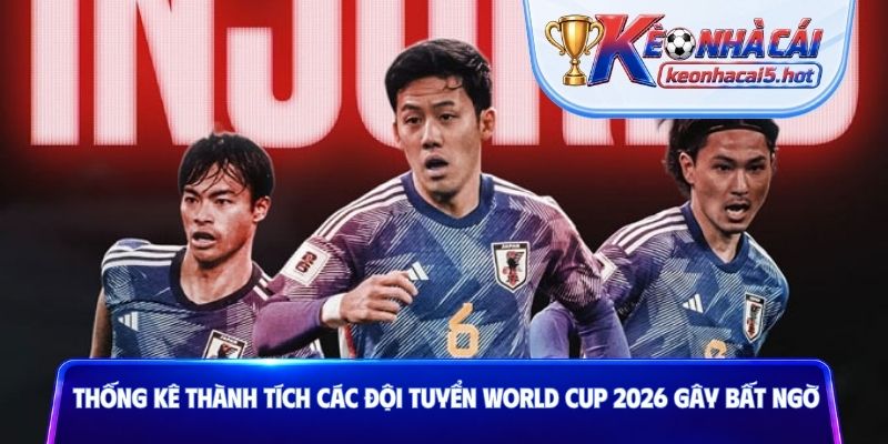Thống kê thành tích các đội tuyển World Cup 2026 gây bất ngờ